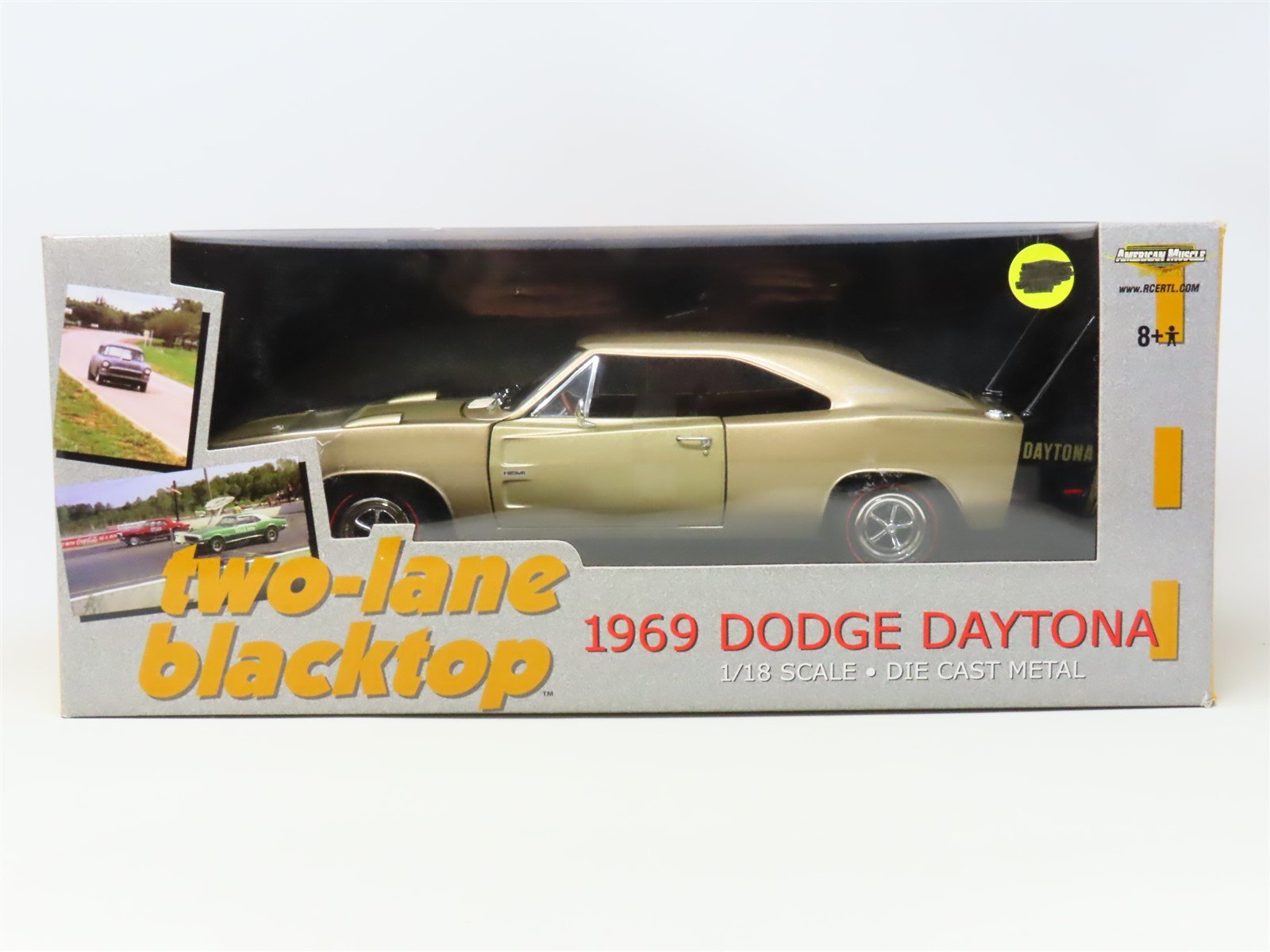 1:18 Ertl American Muscle Two-Lane Blacktop 36685 Die-Cast 1969 Dodge Daytona