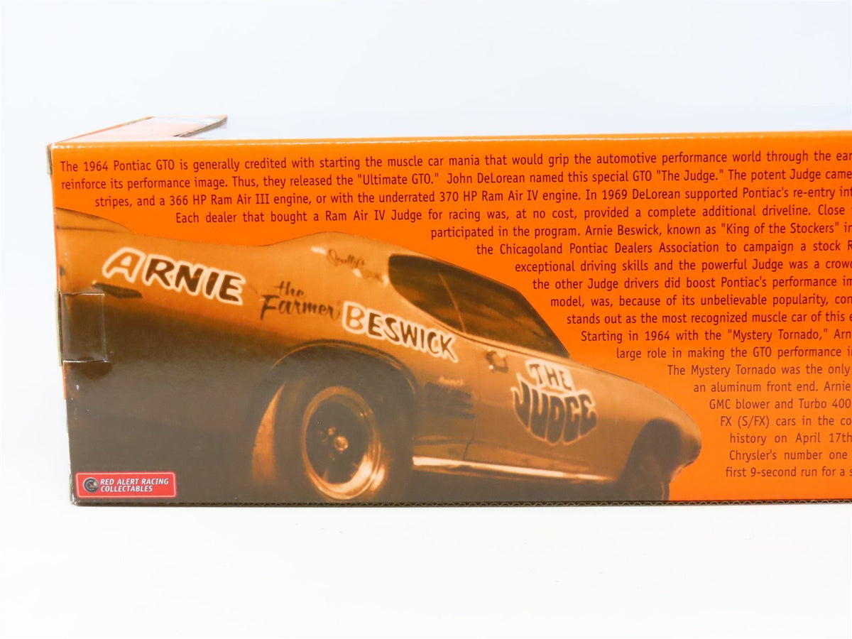 1:18 Ertl #25274P Die-Cast Arnie &quot;The Farmer&quot; Beswick 1969 Pontiac GTO The Judge