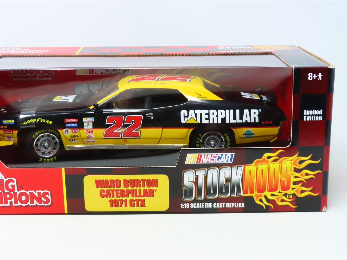 1:18 Scale Ertl RC Stock Rods #76332 Ward Burton Caterpillar 1971 GTX #22