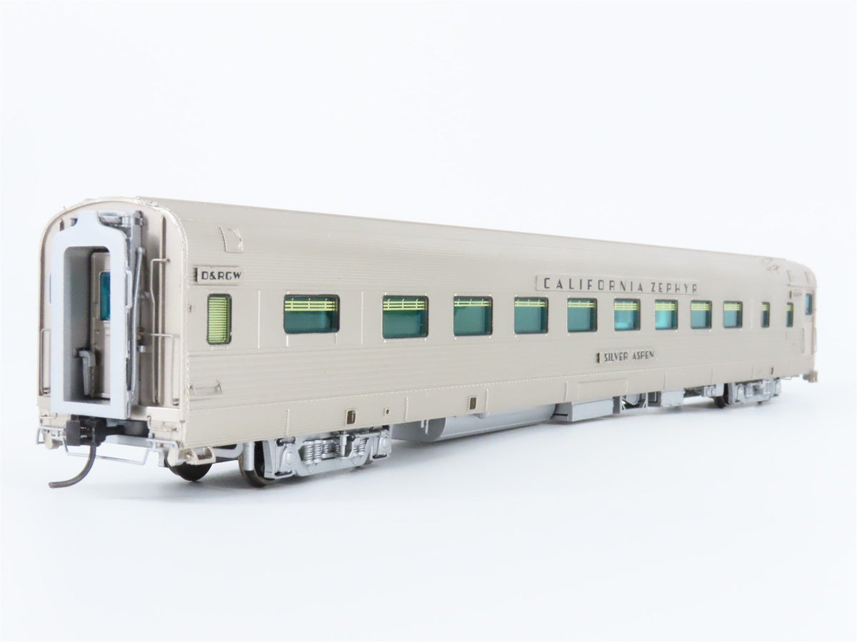 HO Broadway Limited BLI 520 DRGW Railway Sleeper Passenger Car Silver Aspen
