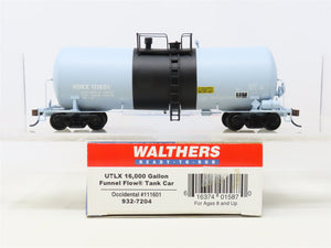 HO Scale Walthers 932-7204 HOKX Occidental Funnel Flow Tank Car #111601