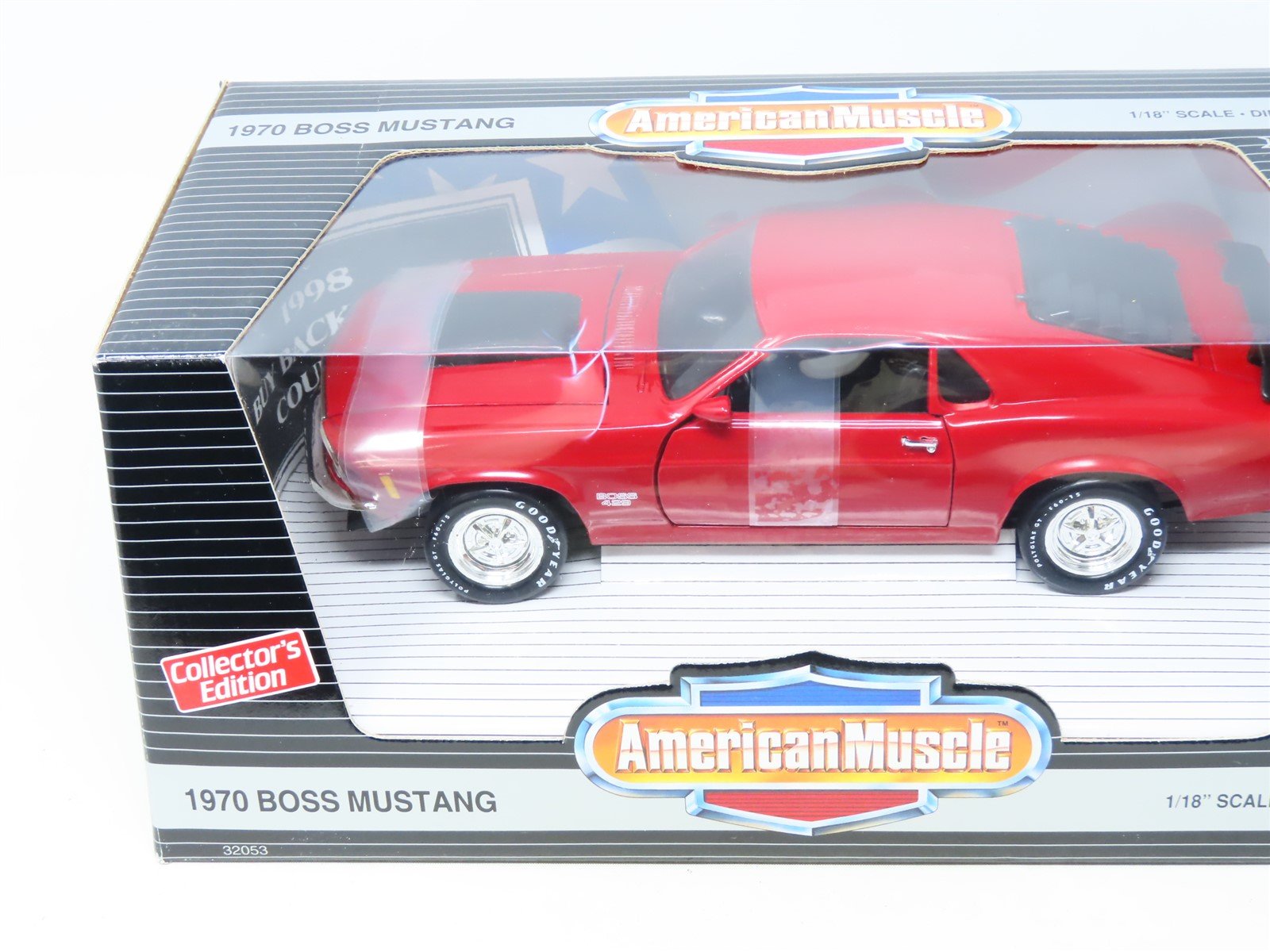 1:18 Scale Ertl American Muscle #32053 Die-Cast 1970 Boss Mustang - Re -  Model Train Market