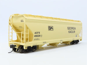 HO Scale InterMountain 47025-03 ACFX Georgia Kaolin 3-Bay Hopper #49229