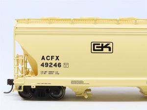 HO Scale InterMountain 47025-05 ACFX Georgia Kaolin 3-Bay Hopper #49246