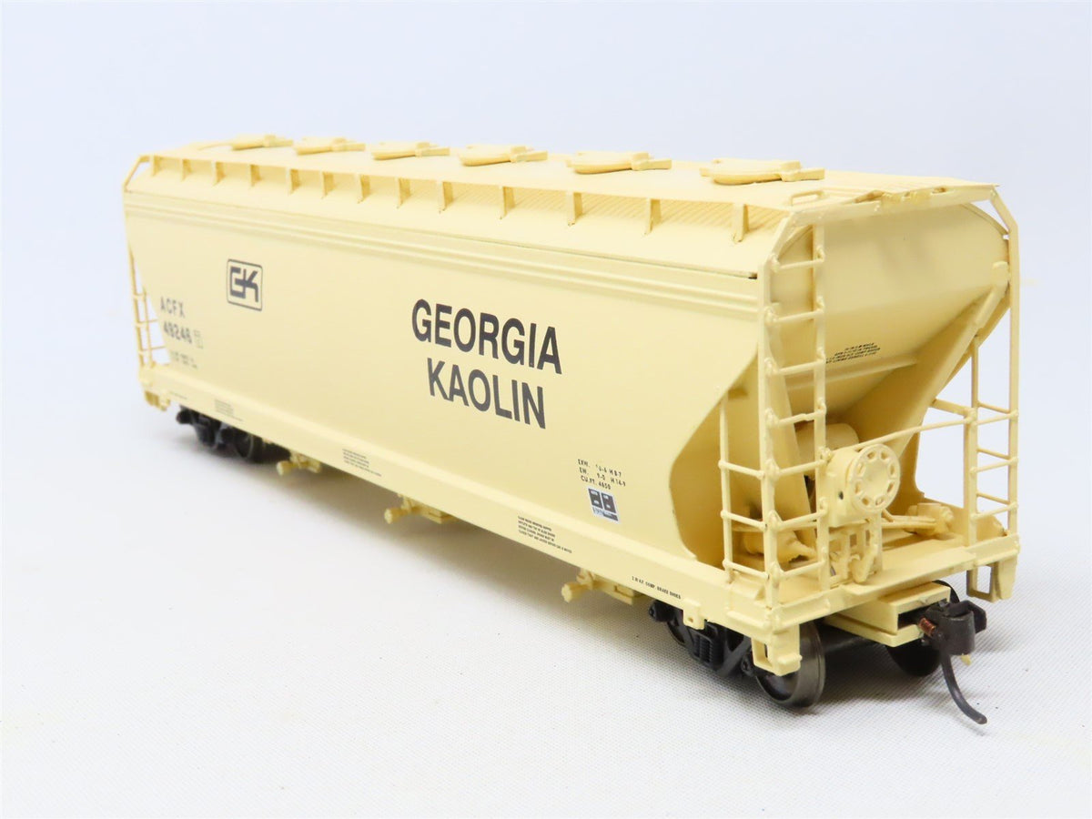 HO Scale InterMountain 47025-05 ACFX Georgia Kaolin 3-Bay Hopper #49246