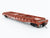 HO Scale Athearn 92381 CIL Monon 50' Flatcar #7608 w/Trailers