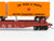 HO Scale Athearn 92383 T&P Texas & Pacific 50' Flatcar #5302 w/Trailers