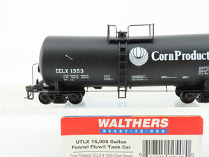 HO Scale Walthers 932-7218 CCLX Corn Products Funnel Flow Tank Car #1353