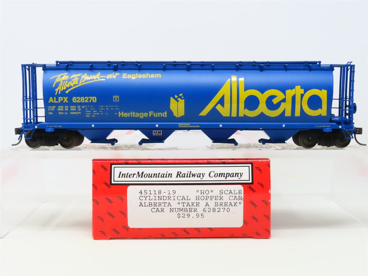 HO Scale InterMountain 45118-19 ALNX Alberta &quot;Take A Break&quot; 4-Bay Hopper #628270