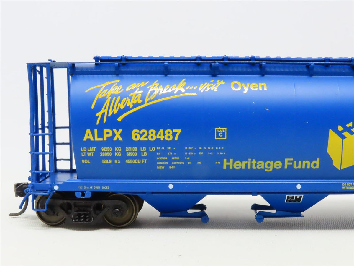 HO Scale InterMountain 45118-23 ALNX Alberta &quot;Take A Break&quot; 4-Bay Hopper #628487