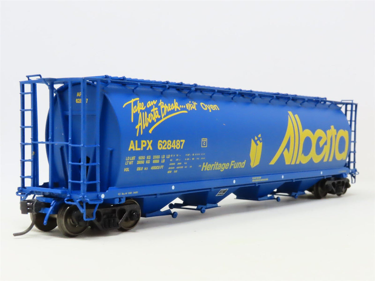 HO Scale InterMountain 45118-23 ALNX Alberta &quot;Take A Break&quot; 4-Bay Hopper #628487