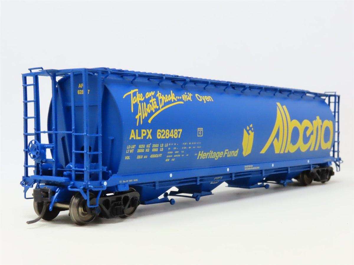 HO Scale InterMountain 45118-23 ALNX Alberta &quot;Take A Break&quot; 4-Bay Hopper #628487