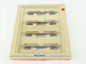 HO Scale Walthers 932-3991 TTX Trailer Train Four Runners #60015 4-Pack