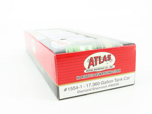 HO Scale Atlas 1554-1 ACFX Diamond Shamrock Chemical Tank Car #85558 - Sealed