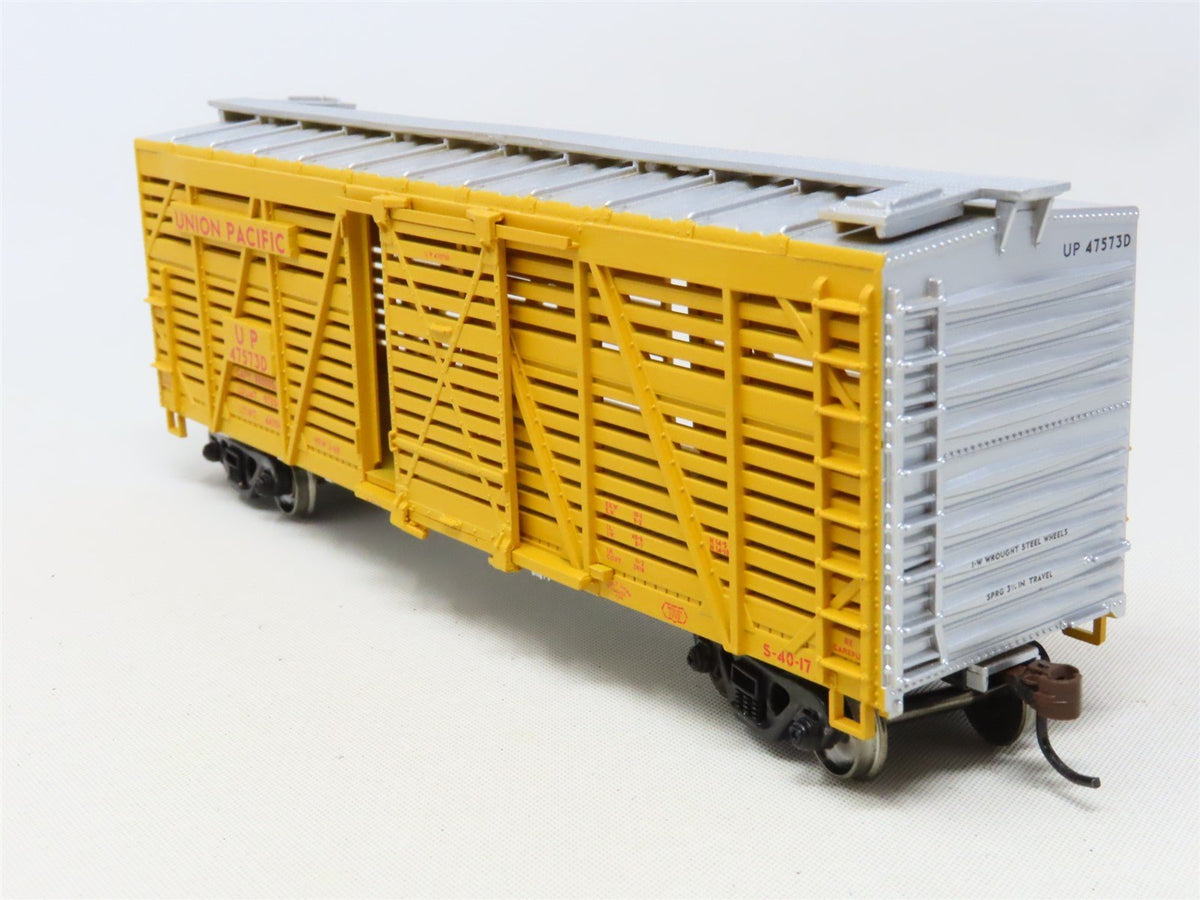 HO Scale Athearn 75963 UP Union Pacific 40&#39; Stock Car #47573D