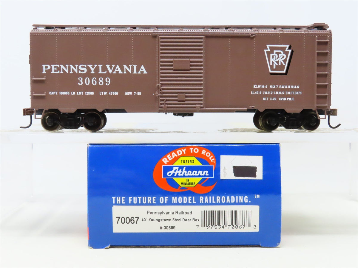 HO Scale Athearn 70067 PRR Pennsylvania 40&#39; Boxcar #30689