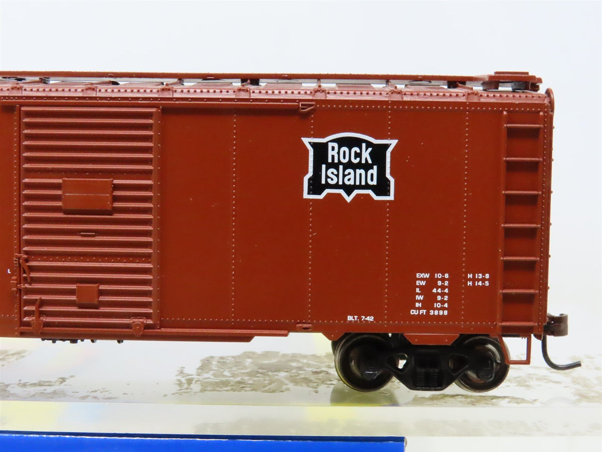 HO Scale Athearn 70080 RI Rock Island &quot;Route Of The Rockets&quot; 40&#39; Boxcar #147789
