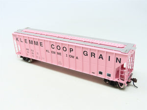 HO Scale Athearn 73815 RREX Klemme Co-Op Grain 54' 3-Bay Covered Hopper #4385