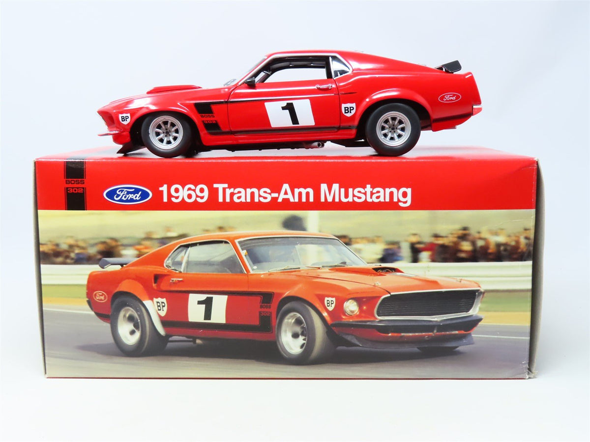 1:18 Scale Welly Die-Cast Model Car 1969 Boss 302 Trans-Am Mustang BP #1