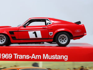 1:18 Scale Welly Die-Cast Model Car 1969 Boss 302 Trans-Am Mustang BP #1