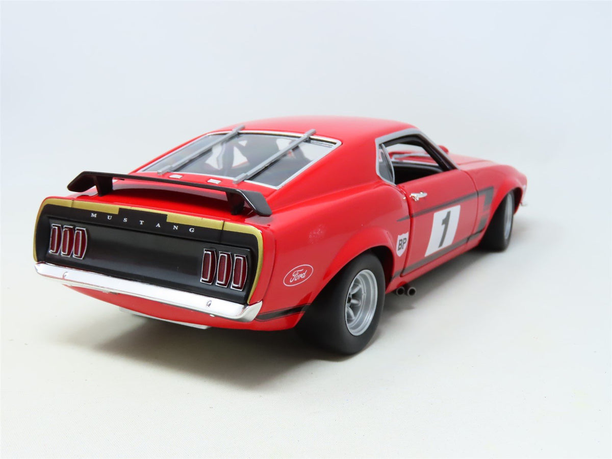 1:18 Scale Welly Die-Cast Model Car 1969 Boss 302 Trans-Am Mustang BP #1