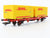 HO Scale Marklin 47705 DB-AG German Cargo Flat Car #009-3 w/DHL Containers