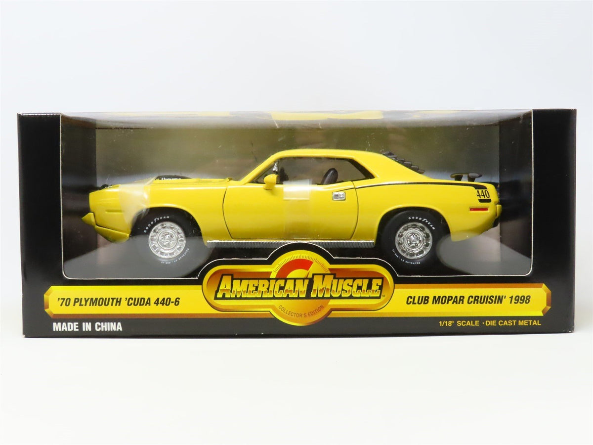 1:18 Ertl American Muscle Campbell Collectibles #29004 &#39;70 Plymouth Cuda w/COA