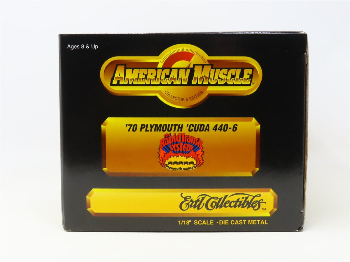 1:18 Ertl American Muscle Campbell Collectibles #29004 &#39;70 Plymouth Cuda w/COA