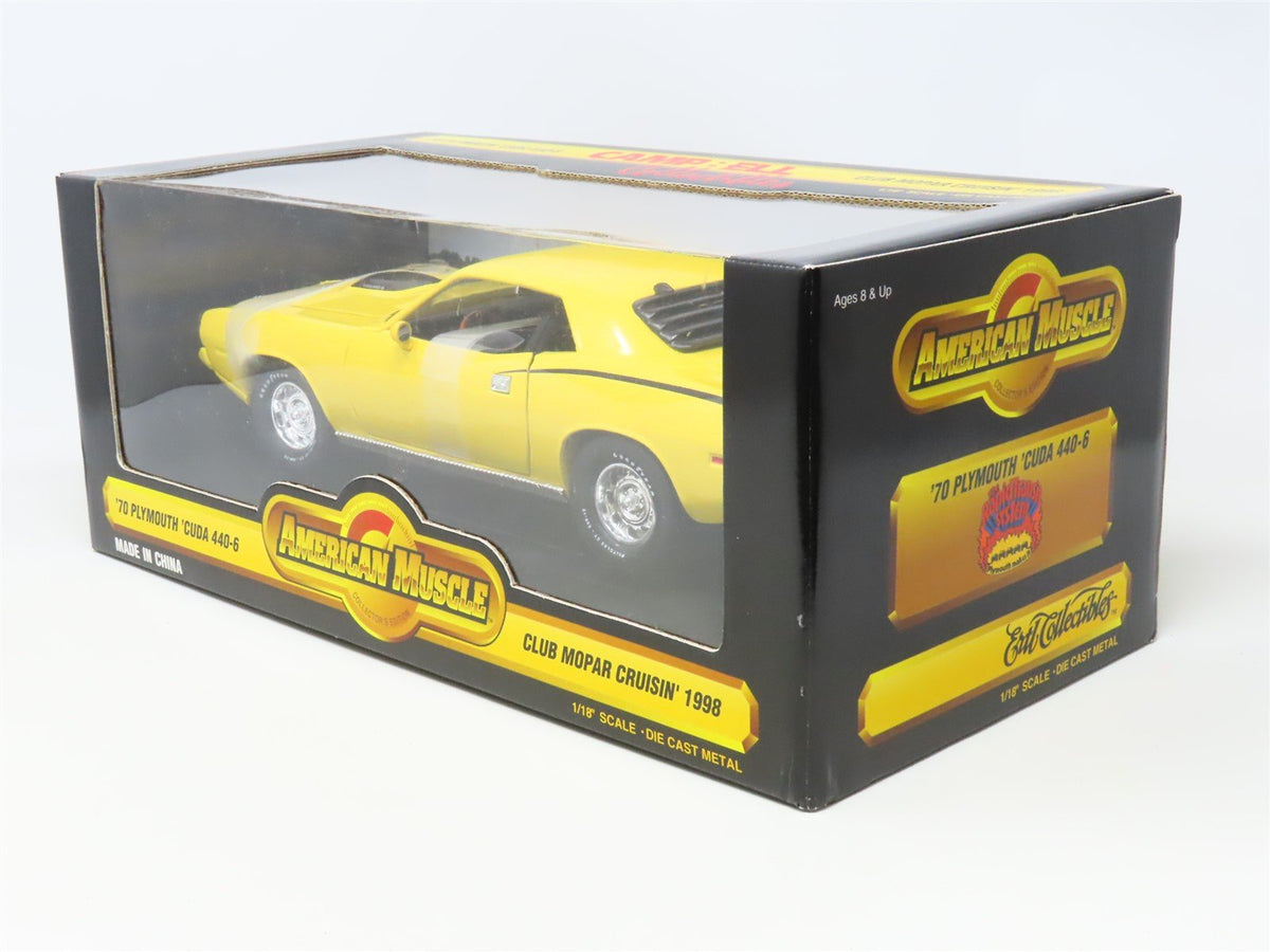 1:18 Ertl American Muscle Campbell Collectibles #29004 &#39;70 Plymouth Cuda w/COA