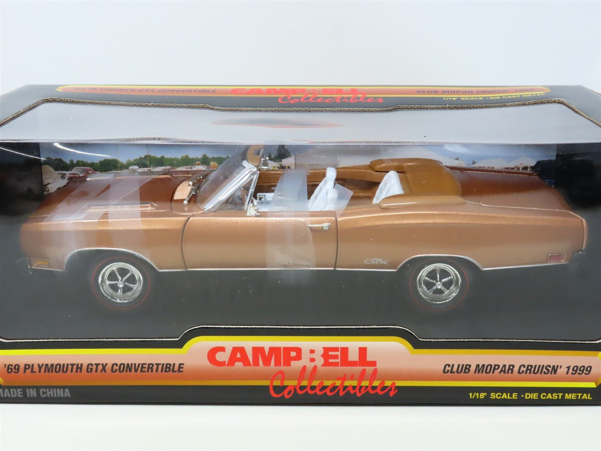 1:18 Ertl American Muscle Campbell Collectibles #29083 &#39;69 Plymouth GTX w/COA