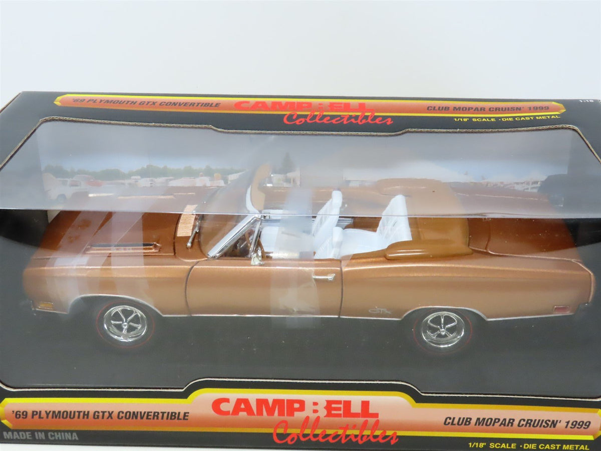 1:18 Ertl American Muscle Campbell Collectibles #29083 &#39;69 Plymouth GTX w/COA