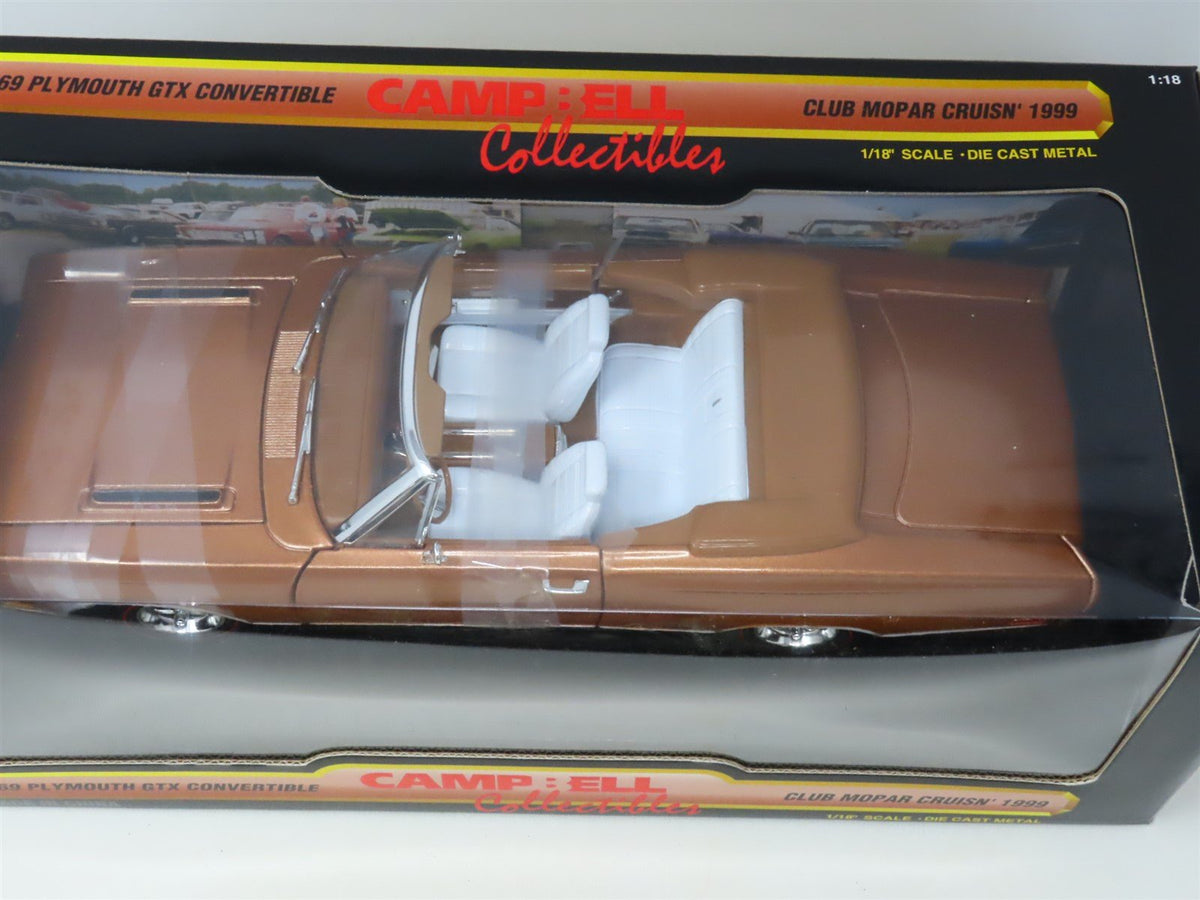 1:18 Ertl American Muscle Campbell Collectibles #29083 &#39;69 Plymouth GTX w/COA