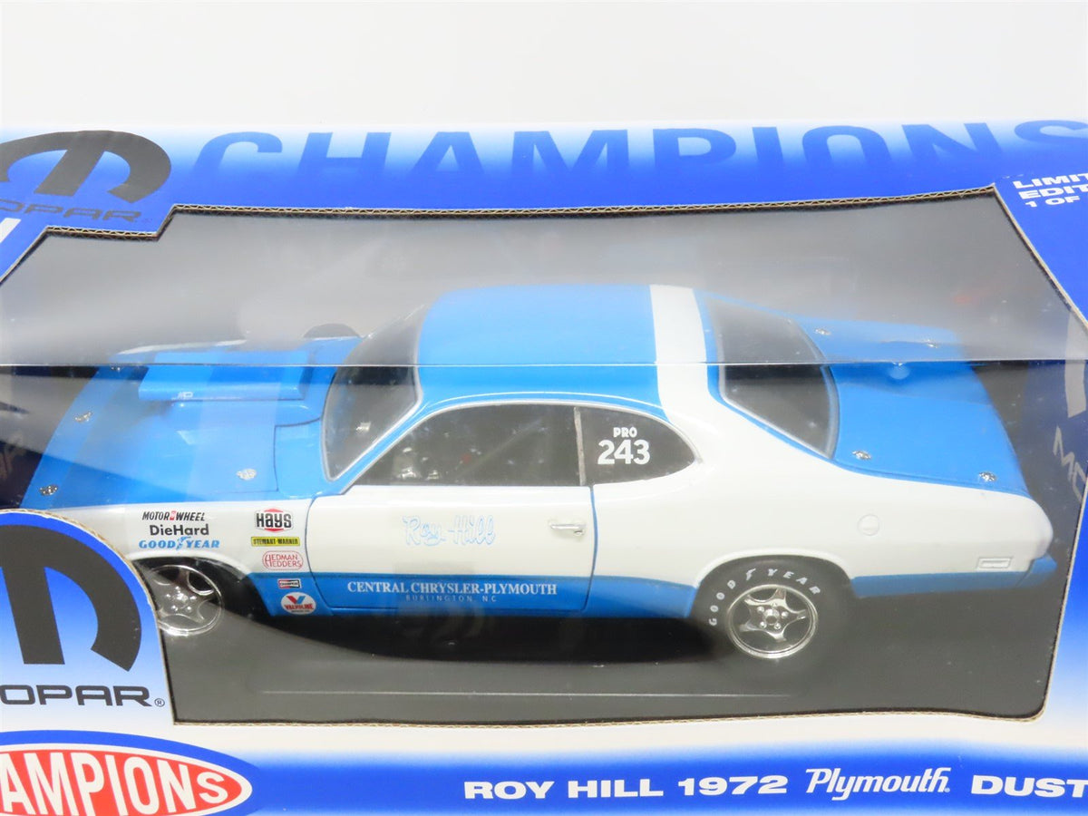 1:18 Scale RC2 Ertl Mopar #29328P Diecast NHRA Roy Hill 1972 Plymouth Duster