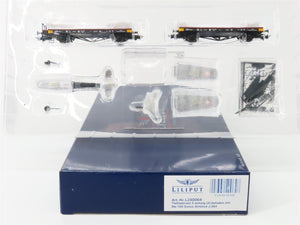 HO Scale Liliput L240064 DR German Flat Cars Set w/ Me-109 Swiss Airforce Plane