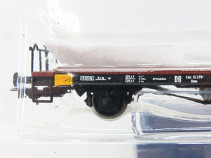 HO Scale Liliput L240064 DR German Flat Cars Set w/ Me-109 Swiss Airforce Plane