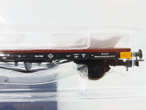 HO Scale Liliput L240064 DR German Flat Cars Set w/ Me-109 Swiss Airforce Plane