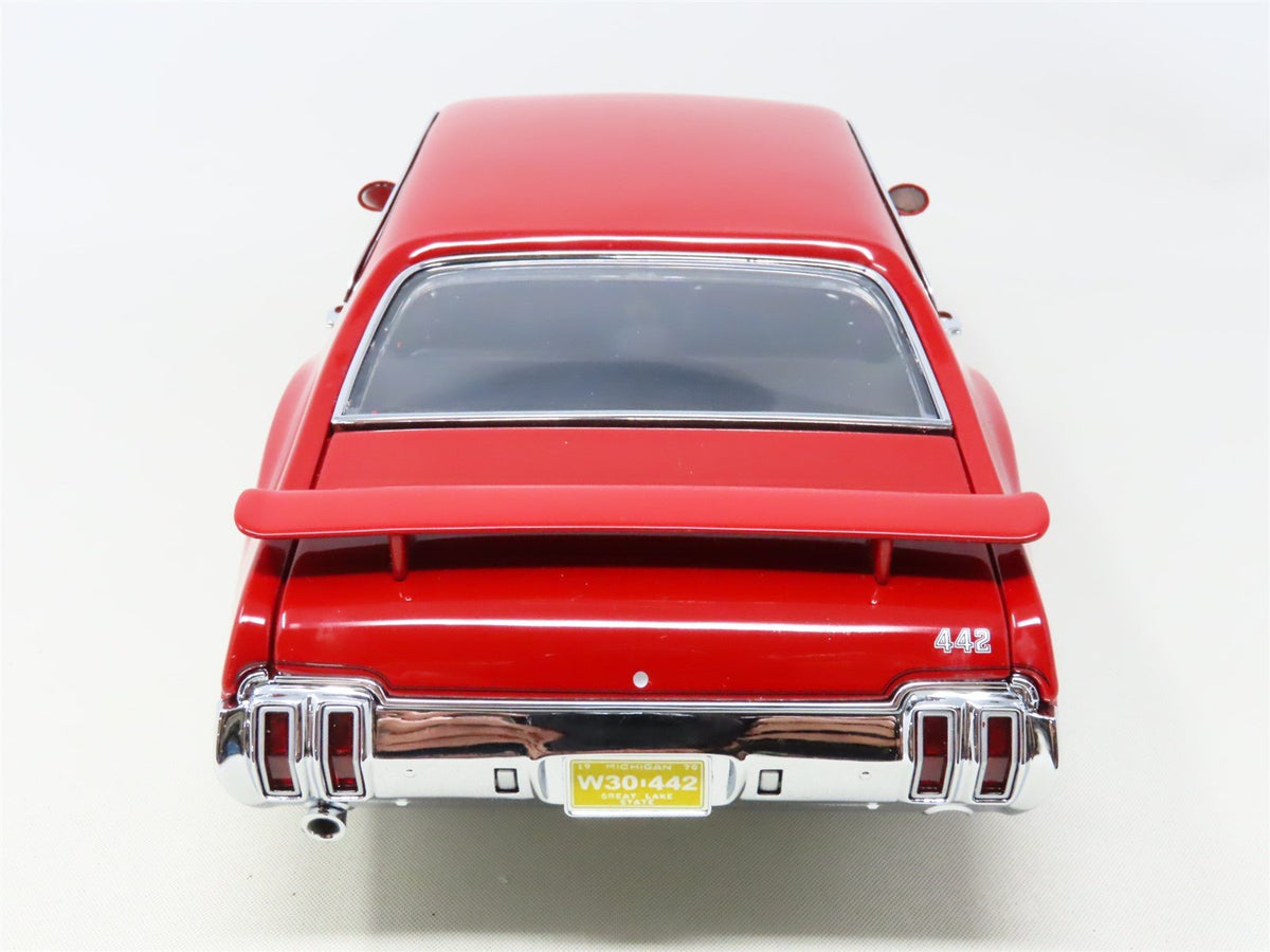 1:18 Exact Detail Replicas #309B Die-Cast Red 1970 Oldsmobile 4-4-2 W-30 w/ COA