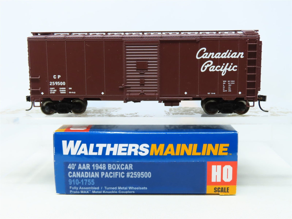 HO Scale Walthers Mainline 910-1755 CP Canadian Pacific 40&#39; Boxcar #259500