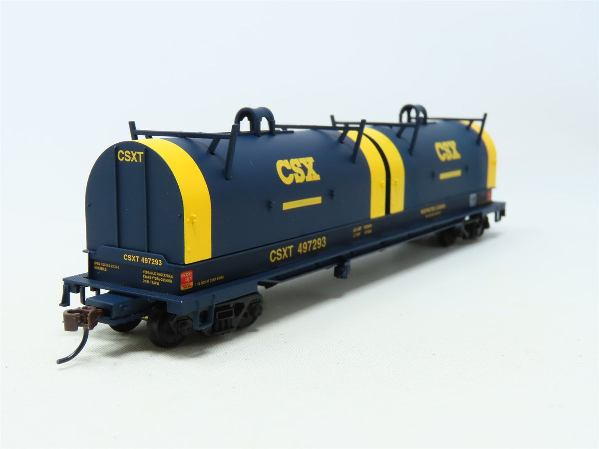 HO Scale Walthers 932-3822 CSXT Cushion Coil Car #497293