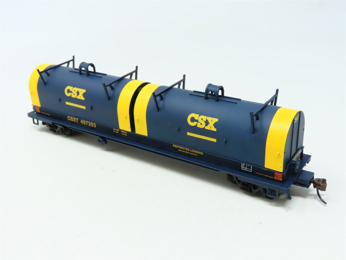 HO Scale Walthers 932-3822 CSXT Cushion Coil Car #497293