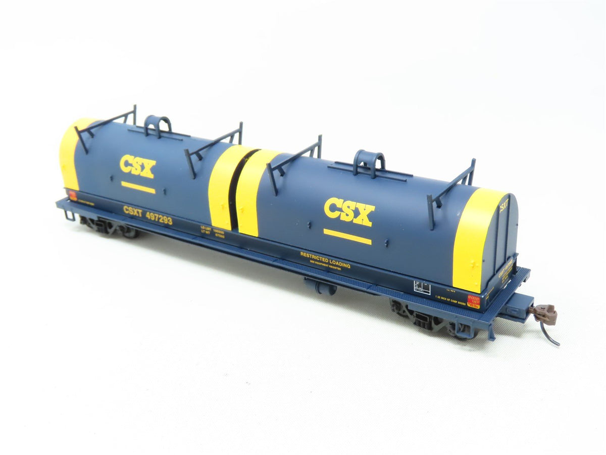 HO Scale Walthers 932-3822 CSXT Cushion Coil Car #497293