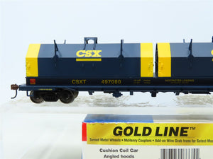HO Scale Walthers Gold Line 932-3834 CSXT Cushion Coil Car #497080