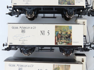 HO Scale Marklin 94022 Art Calendar 1998 Box Cars 12-Unit Set