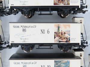 HO Scale Marklin 94022 Art Calendar 1998 Box Cars 12-Unit Set