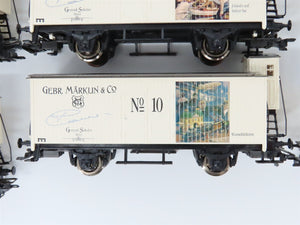 HO Scale Marklin 94022 Art Calendar 1998 Box Cars 12-Unit Set