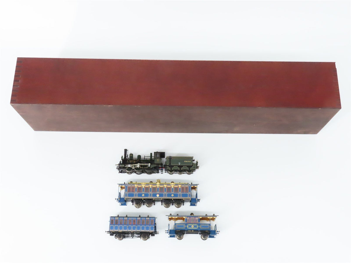 HO Marklin HAMO Digital 2698 &quot;The King Ludwig Train&quot; 2-4-0 Steam Set w/ Display