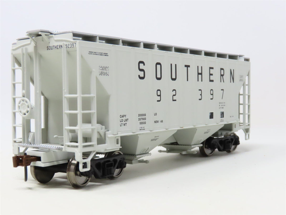 HO Scale Walthers Gold Line 932-25389 SOU Southern 2-Bay Covered Hopper 2-Pack