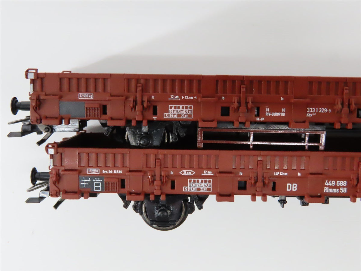 HO Trix 21237 DB German &quot;Steel Pipe Heavy Freight Train&quot; 2-10-0 BR 044 Steam Set
