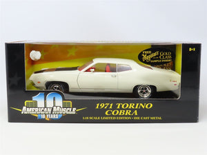 1:18 Scale RC Ertl American Muscle #36383 Die-Cast 1971 Torino Cobra - White