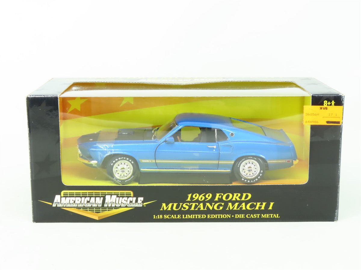 1:18 Scale RC Ertl American Muscle #32267 Die-Cast 1969 Ford Mustang Mach I